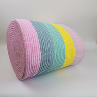 Panier de rangement arc-en-ciel en corde de coton tressée pour jouets, animaux en peluche, livres, vêtements, essentiels pour bébé, salle de jeux, chambre d'enfant