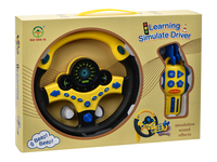 Jeux éducatifs Électrique 360 Degrés Rotation Simulation Voiture Conduite Avec Clé De Lumière Musique Bébé Volant Jouets Pour Enfants