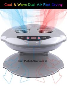 Sèche-ongles 400W à capteur automatique, air chaud/froid, prise EU/US, pour cheveux, mains, pieds, usage domestique et professionnel, gris - Product Image 3