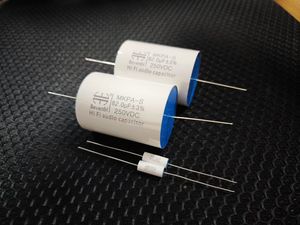 <span class=keywords><strong>Condensateur</strong></span> à Film Argent 2.2 <span class=keywords><strong>UF</strong></span> 400 V Métallisé PP MKP Fils Axiaux à Faible Perte pour Haut-Parleur Crossover & Tube Amp Bevenbi - Product Image 6