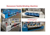 Machine à enrouler les textiles non tissés à grande vitesse pour géotextiles, automobile, spunlace, équipement de finition de ligne de poinçonnage à l'aiguille