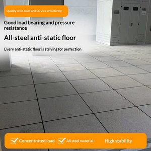 Plancher surélevé antistatique <span class=keywords><strong>de</strong></span> haute qualité 600x600 mm avec cadre en acier pour centre <span class=keywords><strong>de</strong></span> données et salle <span class=keywords><strong>de</strong></span> serveurs - Product Image 2