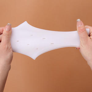 Couvre-talon en <span class=keywords><strong>silicone</strong></span> Chaussettes anti-fissures pour hommes et femmes Hydratant Anti-abrasion Foot Pa - Product Image 5