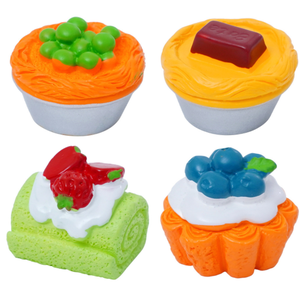 3D เค้กมัทฉะทรงเสน่ห์อาหารเรซินโรสตรอเบอรี่บลูเบอร์รี่ช็อคโกแลตทรงโดนัทดีไซน์แบบผสมสี - Product Image 1