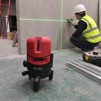 Niveau laser vert haute précision SCHNEITER à 5 lignes, base rotative à 360°, trépied réglable pour la construction, la topographie et l'alignement