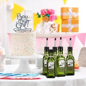 Bottiglia di Vetro <span class=keywords><strong>Verde</strong></span> Quadrata di Alta Qualità per Olio d'Oliva 100 ml, Confezione Personalizzabile, Bottiglia Vuota con Tappo - Product Image 6