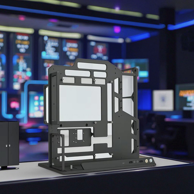 Socooler SOC-J-360-Y ATX Mid Tower PC Gamer Case with Fan & Water Cooling Aluminum Alloy Construction Side Panel Window