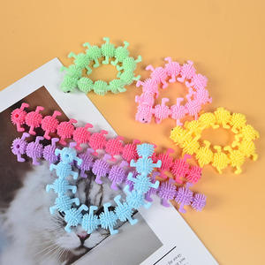Commercio all'ingrosso verme elastico <span class=keywords><strong>bruco</strong></span> <span class=keywords><strong>giocattolo</strong></span> antistress Fidget giocattoli sensoriali lunga Noodle elasticizzati verme - Product Image 5