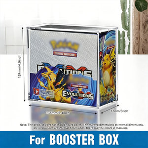 Custodia Protettiva Trasparente Magnetica in Acrilico Anti-UV per Box di <span class=keywords><strong>Carte</strong></span> <span class=keywords><strong>Pokémon</strong></span> con Scomparti per <span class=keywords><strong>Carte</strong></span> da Gioco - Product Image 2