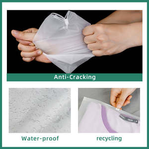 Bolsa de Plástico Transparente con Cierre, Biodegradable y Ecológica, con Impresión Personalizada, para Ropa, Camisetas - Product Image 2