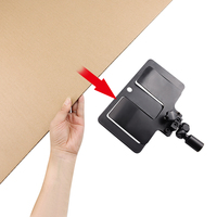 Support de bouclier de pulvérisation réglable Outil accessoire de pulvérisation de bouclier de pulvérisation en carton avec poteau d'extension