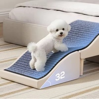Escalier pliable réglable pour animaux de compagnie, rampe d'accès pour chiens, aide à l'escalade pour lit et canapé, marchepieds sécurisés et robustes pour chiens, marchepieds pour chaussures