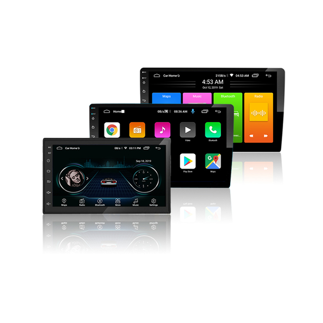 Universal 2Din 7 9 10 Inch IPS Touch Screen GPS Wifi Rear Camera Car Stereo Multimedia Android 12 BT FM RDS Android Car Radio