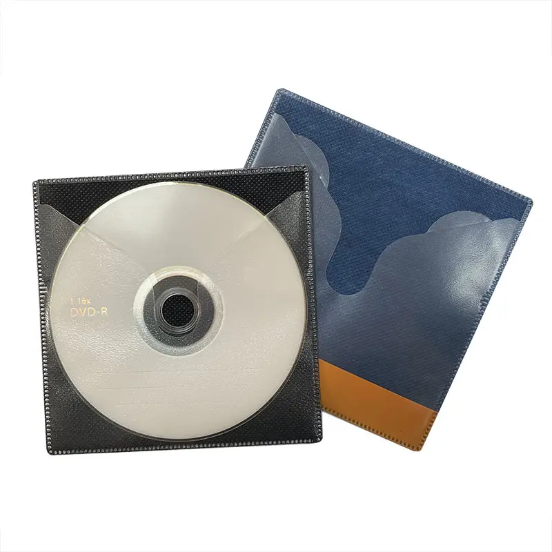 Transparent PP Plastic Blu-ray 1 CD DVD Collection bag CD Disc sleeves