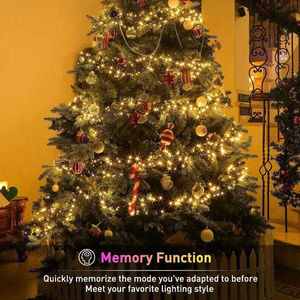 Guirlandes lumineuses LED RVB 10m/20m Guirlandes lumineuses intérieures et extérieures en cuivre et plastique pour la Saint-Valentin - Product Image 5