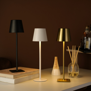 Lampe de table LED moderne <span class=keywords><strong>sans</strong></span> <span class=keywords><strong>fil</strong></span>, rechargeable, portable, à commande tactile, pour hôtels, salles de lecture et restaurants - Product Image 1