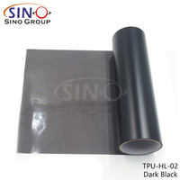 Chine Fournisseur Film d'éclairage de voiture de haute qualité Étanche TPU Noir Transparent Phare Film teinté Vinyle d'enveloppe de voiture