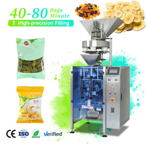 High-Speed Vertical Automatic Packaging <b>Machine</b> for Snacks Raisin/Nut/Candy Filling & Sealing Packing Equipment Sachets - Product Image 1