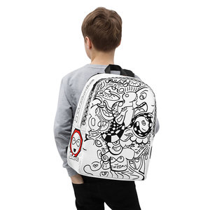 IMPOSSIBILE # Zaino per studenti colorabile (dipingibile) in 8 colori con design leggendario IW Comics - Product Image 5