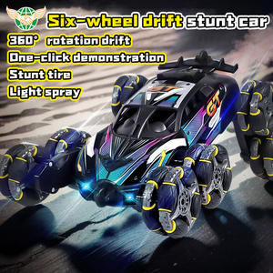 YF ثماني عجلات سبيكة Rc سيارات الانجراف 8wd بإيماءات الاستشعار عن الأطفال درجة بخاخ تدوير سيارة حيلة Rc مع الموسيقى والضوء - Product Image 2