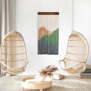 <span class=keywords><strong>Tapiz</strong></span> bohemio de macramé para pared, <span class=keywords><strong>tapiz</strong></span> de hilo para decoración de dormitorio y sala de estar, 50*80cm - Product Image 6