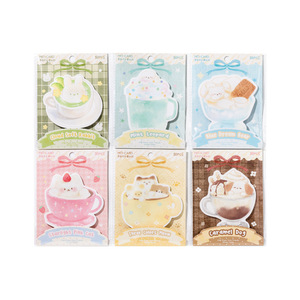 30 Foglietti Adesivi per Confezione, Serie Amici in Schiuma Lattea, Forme Adorabili e Motivi Creativi per Studenti e Ufficio - Product Image 5