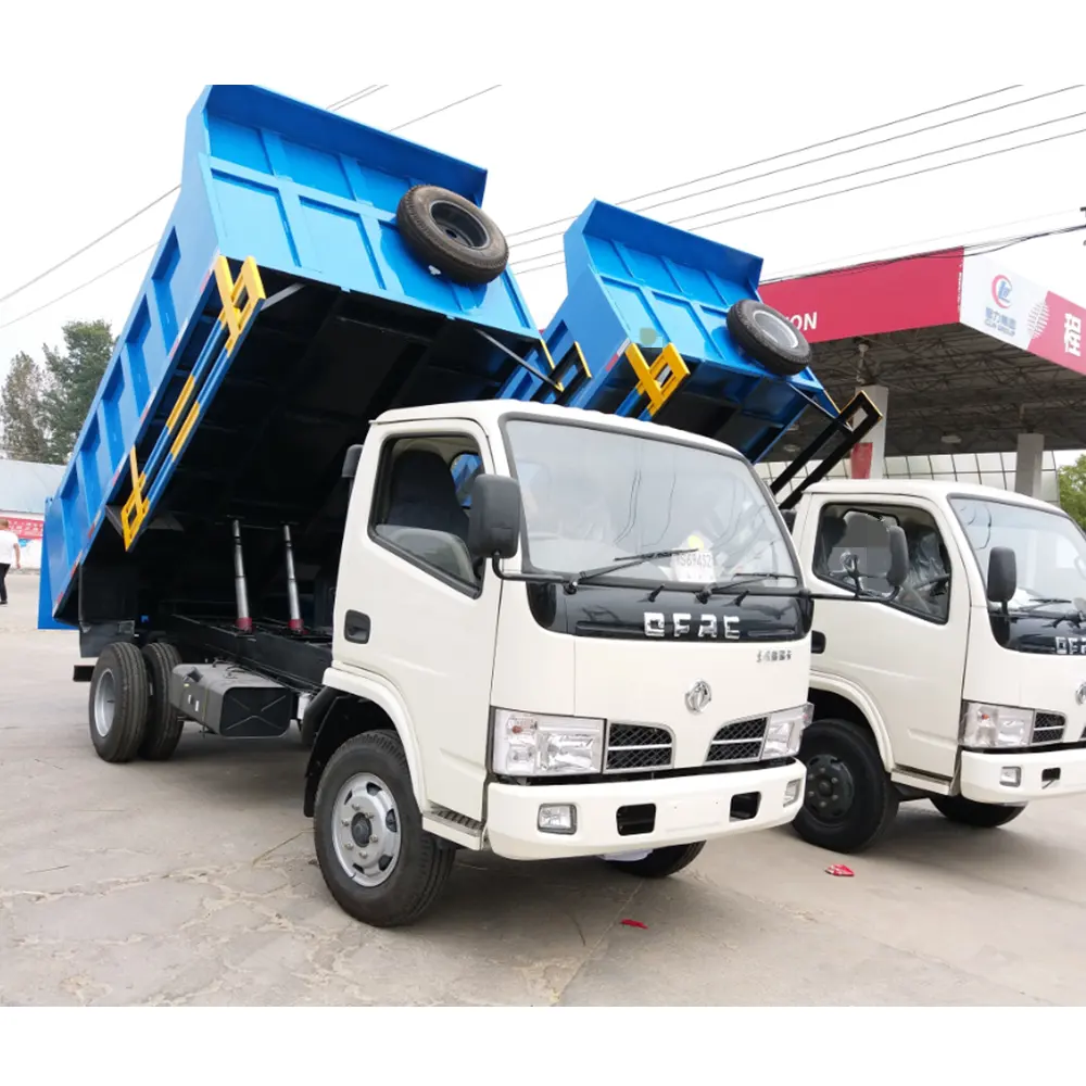 고품질 Dongfeng 미니 덤퍼 로더 3 톤 5 톤 4x2 4x4 신규 및 중고 미니 덤프 트럭 판매