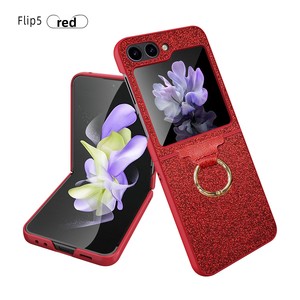 สินค้าขายดีในอีคอมเมิร์ซ: เคสโทรศัพท์แบบมีห่วงสำหรับ Samsung Galaxy Z Flip ลด 50% เคสพับได้ พกพาสะดวก ดีไซน์มินิมอล - Product Image 6