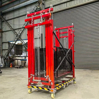 Plateforme de travail mobile électrique télécommandée de 500 kg et 10 m pour travaux de peinture intérieure et d'installation de plafonds