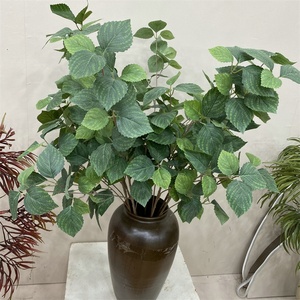 Nouvel Arrivage Très Demandé : Branches de Feuillage Artificiel en Soie Réaliste, Tiges de Feuilles de <span class=keywords><strong>Patate</strong></span> <span class=keywords><strong>Douce</strong></span> Vertes pour Décoration de Mariage et d'Intérieur - Product Image 4