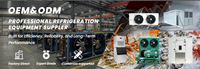 Unité de condensation de type boîte refroidie par air 4HP, équipement de réfrigération robuste pour entrepôt logistique de la chaîne du froid