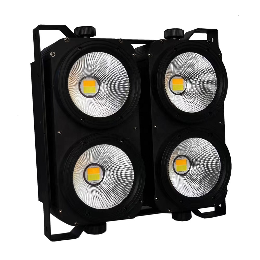 Dj Light 4*100w Cob Led Blinder 400w 4 Eye Led Audience Light for Stage Disco Party Show Event