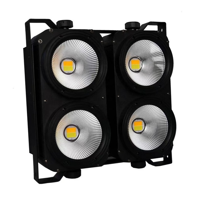 Dj Light 4*100w Cob Led Blinder 400w 4 Eye Led Audience Light for Stage Disco Party Show Event