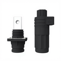 Borne de connexion étanche en cuivre pour stockage d'énergie 400A/450A, à courant élevé, pour batterie au lithium, avec trou fileté, prise 5-10