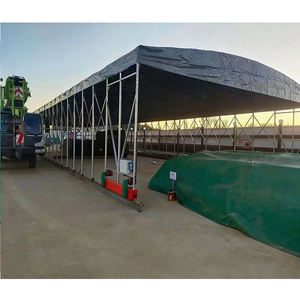 Toldos retráctiles eléctricos para techos deportivos, carpas plegables de PVC grueso para almacenes, toldos retráctiles tipo push-pull. - Product Image 4