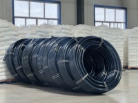 Tuyau ondulé en PE flexible non toxique haute pression pour la protection des câbles électriques et le système de conduits de câblage souterrains
