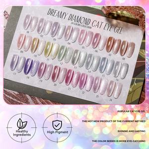 Vernis à ongles gel effet œil de chat diamant rêveur 24 couleurs JTING Unique Effect, OEM/ODM, personnalisation gratuite de la marque et du flacon. - Product Image 3