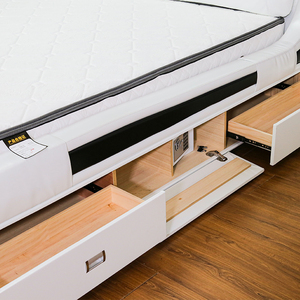 Equipado con purificador de aire con función de almacenamiento, cama doble, cama inteligente de masaje ajustable para dormitorio - Product Image 5