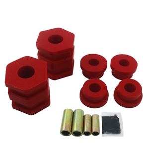 Bagues de bras de suspension inférieures avant pour Honda Civic 1996-2000, kit de mise à niveau en caoutchouc rouge - Product Image 1