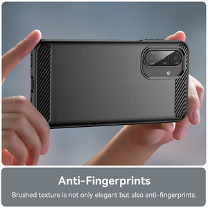 Pour étui <span class=keywords><strong>Samsung</strong></span> A17, texture fibre de carbone ligne brossée mince antichoc souple TPU housses de téléphone portable pour <span class=keywords><strong>Samsung</strong></span> <span class=keywords><strong>Galaxy</strong></span> A17 5G - Product Image 6
