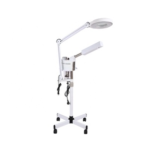 Профессиональный аппарат для ухода за кожей лица: распылитель для спа-процедур, увлажнитель кожи, озоновый парогенератор для лица с LED-лупой - Product Image 2