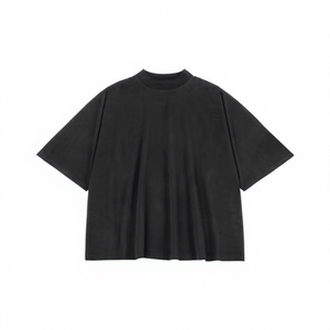 Premium Grade <b>Men's</b> 100% Cotton <b>T</b>-<b>Shirts</b> Customized Oversized <b>Long</b> Sleeve Breathable Solid Patterned Knitted - Product Image 1
