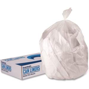 60 Galones Bolsas de Basura Transparentes Perforadas de Baja Densidad para 38x58 Pulgadas Bolsas para Basura Boardwalk H7658TCKR02 (100/Caja) - Product Image 2