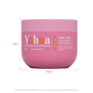 Tarro de Plástico PP con Tapa de Rosca y Logotipo, Redondo, de 500g, <span class=keywords><strong>para</strong></span> Cosméticos, Cuidado de la Piel, Mantequilla Capilar, Exfoliante Corporal, Mascarilla Facial, Crema <span class=keywords><strong>para</strong></span> Ojos - Product Image 5