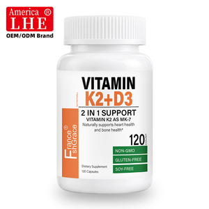 Vitamina K2 Premium con D3, Fórmula 2 en 1 para la Salud del Corazón, Apoyo Óseo y Absorción de Calcio, Suplemento Dietético de Vitamina K2 D3 - Product Image 1