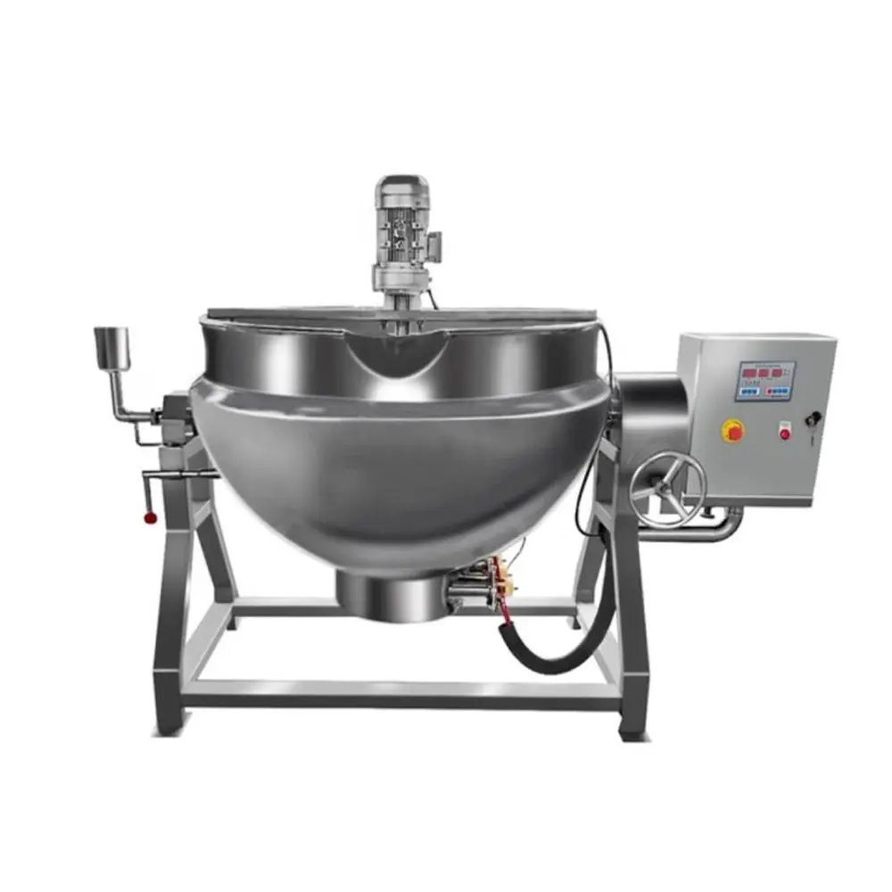 Full Stainless Steel dampf Jacketed Industrial Cooking Kettle herd