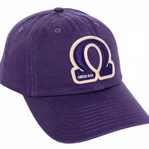 Cappellino da Baseball Personalizzabile con Logo Omiga Psi Phi, Cappello da Uomo con Visiera Ricamata e Cinturino Regolabile - Product Image 4