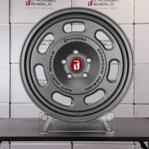 Rodas de Liga de Alumínio Forjadas em Design de Malha Preta Escovada, Tamanhos de 15 a 26 Polegadas, PCD 5x114.3/112/130, Ajuste Universal, Garantia de 10 Anos - Product Image 1