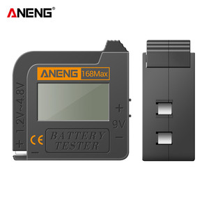 Testeur de résistance interne numérique ANENG 168, résistance d'entrée 1M, plage 1,2V-4,8V, lampe torche LED, boîtier isolé en ABS, batterie - Product Image 1