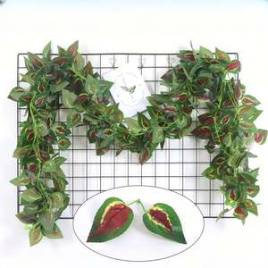 Plantas Artificiales para Acuario, Enredaderas para <span class=keywords><strong>Mascotas</strong></span>, Decoración <span class=keywords><strong>de</strong></span> Pared, Hojas Colgantes Simuladas, Paisajismo - Product Image 1